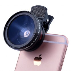 iPhone 6 Plus 5S 4S Samsung S6 S5 Note 4 HD super wide angle super macro camera lens kitAccessories