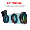 iPhone 6 Plus 5S 4S Samsung S6 S5 Note 4 HD super wide angle super macro camera lens kitAccessories