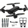 DM DM107 WIFI FPV Dual 2MP Camera Optical Flow Altitude Hold Foldable RC Drone QuadcopterDrones