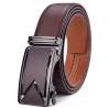 Genuine leather belt with automatic buckleBelts