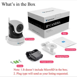 Starcam 720p HD IP CCTV wireless wi-fi night vision security camera baby monitorSecurity cameras