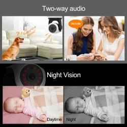 Starcam 720p HD IP CCTV wireless wi-fi night vision security camera baby monitorSecurity cameras
