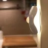LED USB rechargeable night light with motion sensorWall lights