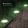 8 LED Buried floor - garden solar light with sensor waterproofSolar lighting