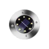 8 LED Buried floor - garden solar light with sensor waterproofSolar lighting