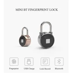Padlock with fingerprint protection - Smart keyless entry - weatherproof - for Android & iOSHome security