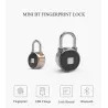 Padlock with fingerprint protection - Smart keyless entry - weatherproof - for Android & iOSHome security