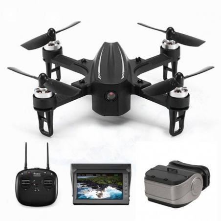 Eachine EX2mini Brushless 5.8G FPV - RC Drone Quadcopter RTF - With Camera + FPV Monitor + Glasses - Mode 2 (Left Hand Thrott...