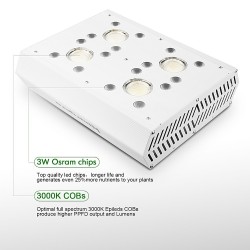 800W LED grow light 3000K COB - full spectrum UV IRGrow Lights