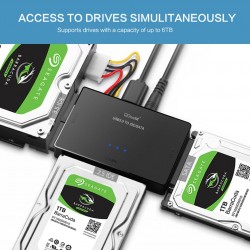 SATA to USB IDE adapter - USB 3.0 - Sata 2.5 3.5 hard disk drive HDD converterHard drives