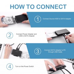 SATA to USB IDE adapter - USB 3.0 - Sata 2.5 3.5 hard disk drive HDD converterHard drives