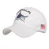 Vintage original Shark - embroidery cotton baseball cap - unisexHats & Caps