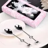 Stainless steel teaspoons with heart - 2 piecesCutlery