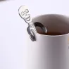 Stainless steel spoon with skullCutlery