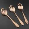 Skull shaped stainless steel spoon for tea & coffee & dessertsCutlery