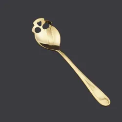 Skull shaped stainless steel spoon for tea & coffee & dessertsCutlery