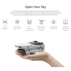DJI Mavic Mini 4KM FPV - 2.7K camera - 3-axis Gimbal - 30mins flight - GPS RC Drone Quadcopter - RTFDrones