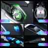 8D 3200DPI - Adjustable - wired optical gaming mouse - LED - USBMouses