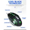 8D 3200DPI - Adjustable - wired optical gaming mouse - LED - USBMouses